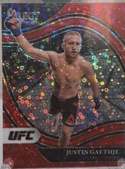 Justin Gaethje 2021 Panini Select UFC Octagonside #295 Scope