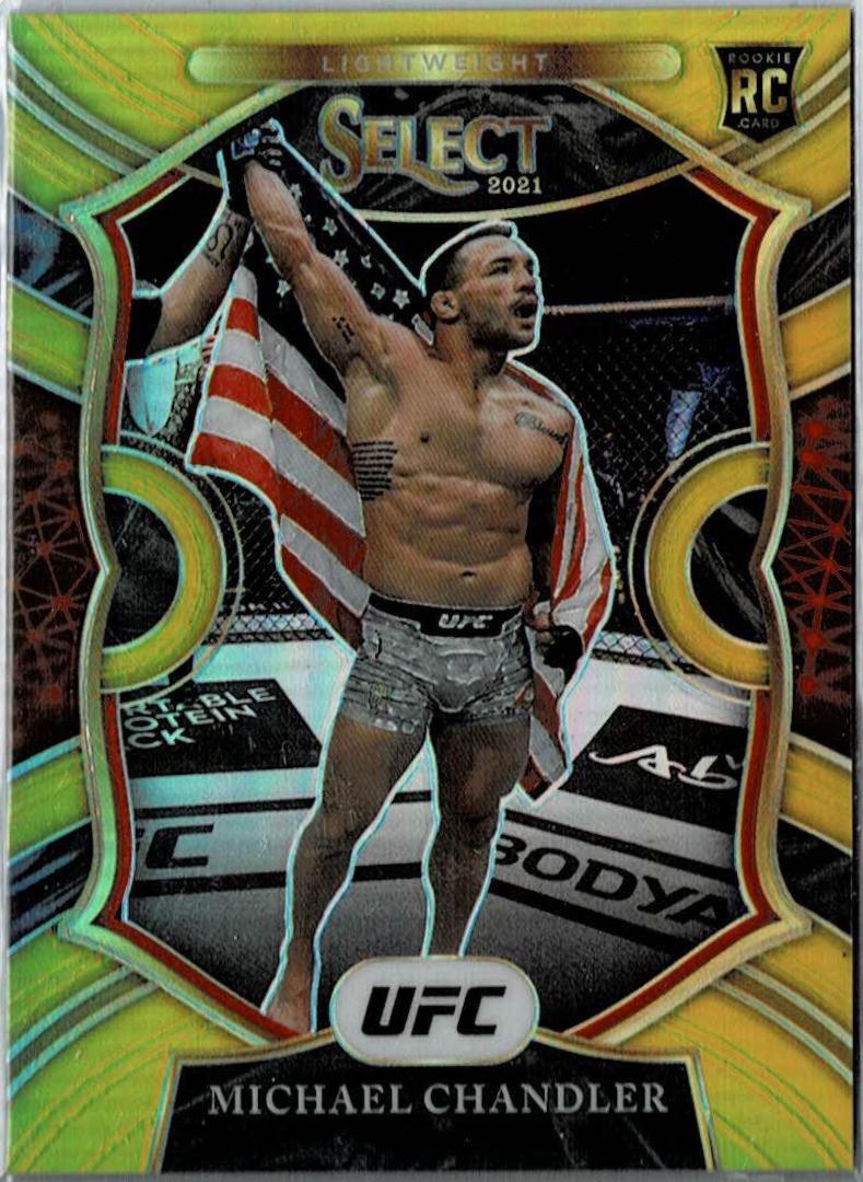 Michael Chandler 2021 Panini Select UFC Octagonside #222 Gold