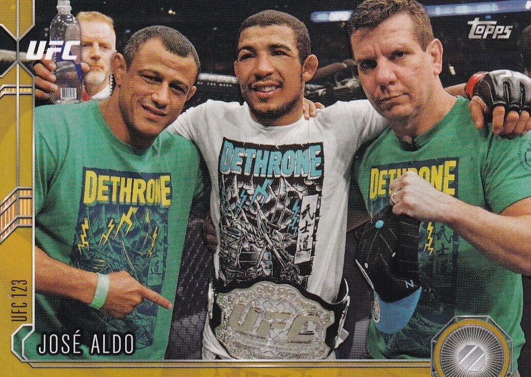 José Aldo 2015 Topps UFC Chronicles Base #110 Gold