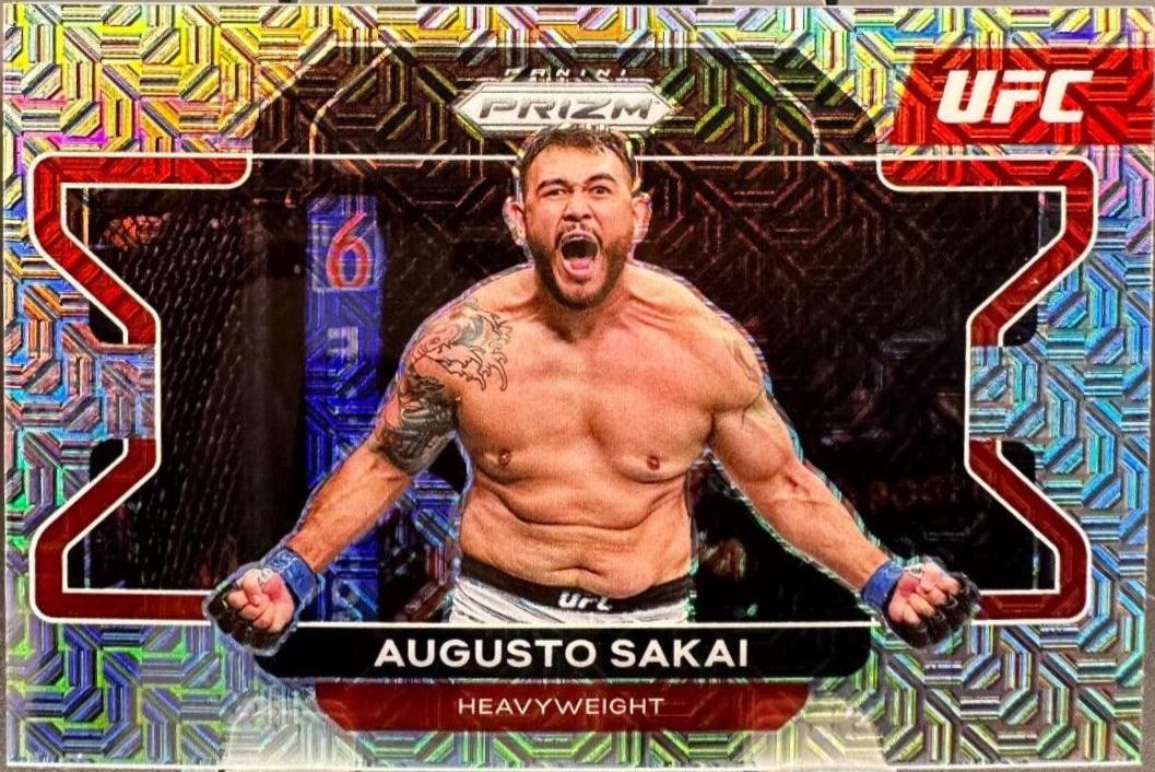 Augusto Sakai 2022 Panini Prizm UFC Base #7 Mojo