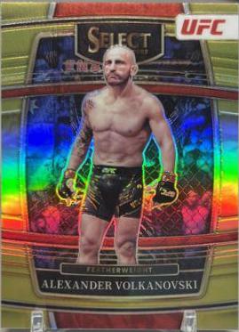 Alexander Volkanovski 2022 Panini Select UFC Concourse #15 Gold
