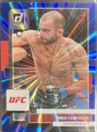 Giga Chikadze 2023 Panini Donruss UFC Base #12 Blue Laser
