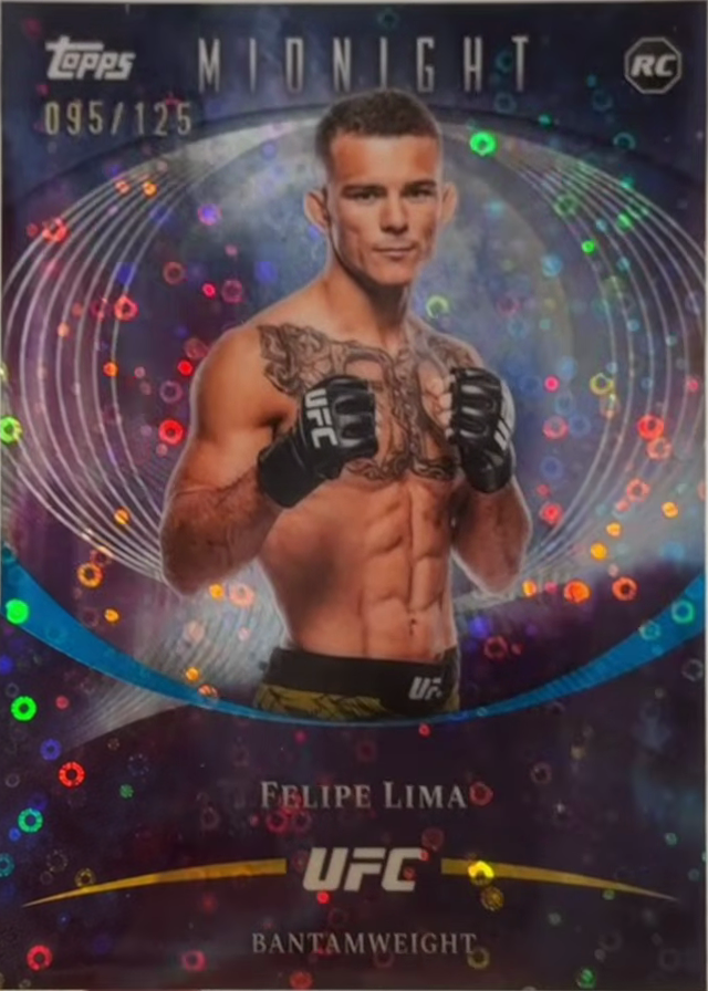 Felipe Lima 2026 Topps Midnight UFC Base #12 Morning