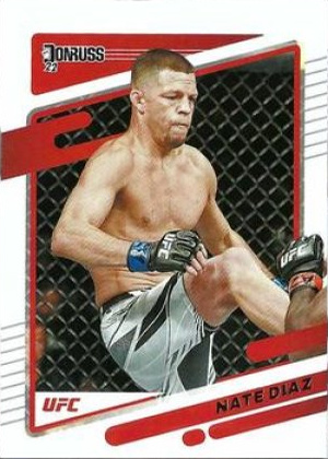 Nate Diaz 2022 Panini Donruss UFC Base #46 Pink