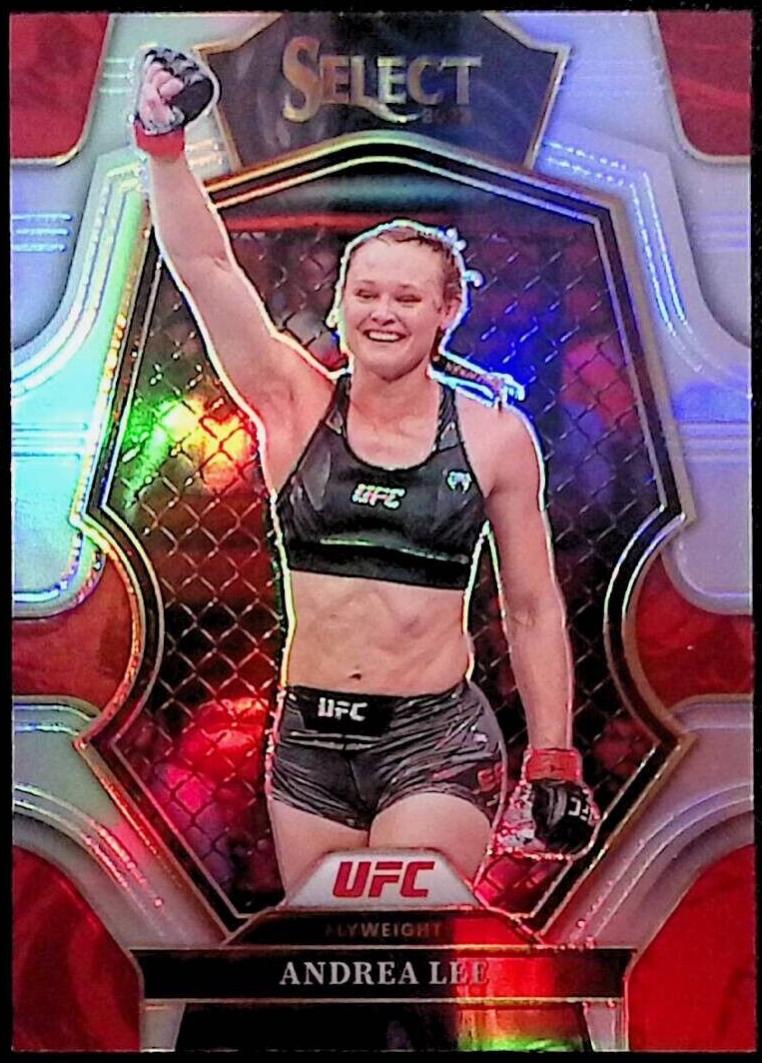 Andrea Lee 2023 Panini Select UFC Premier Level #158 Silver