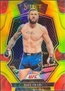 Paul Craig 2023 Panini Select UFC Premier Level #139 Gold
