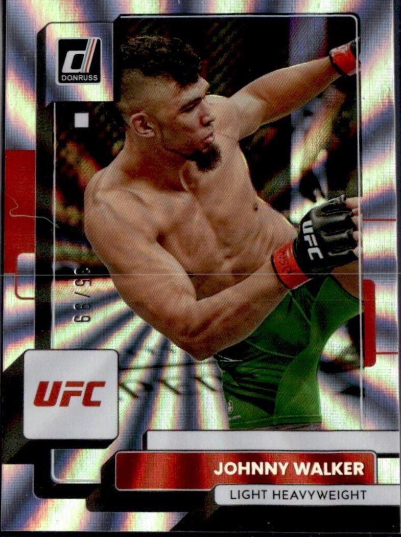 Johnny Walker 2023 Panini Donruss UFC Base #34 Laser