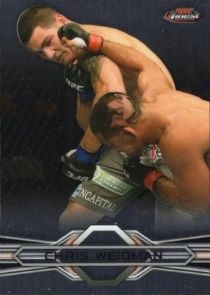 Chris Weidman 2013 Topps Finest UFC Base #72 Octafractor