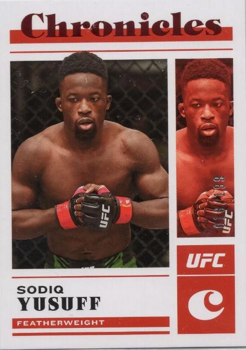 Sodiq Yusuff 2023 Panini Chronicles UFC Base Chronicles #11 Red