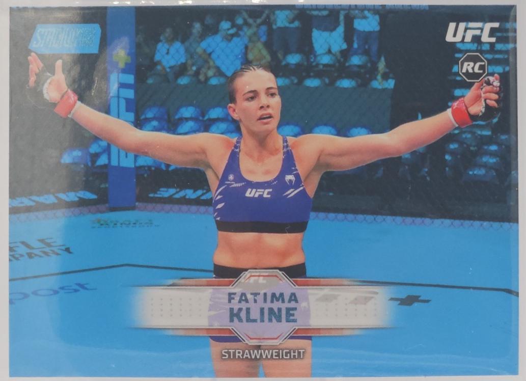 Fatima Kline 2026 Topps Stadium Club UFC Base #139 Blue