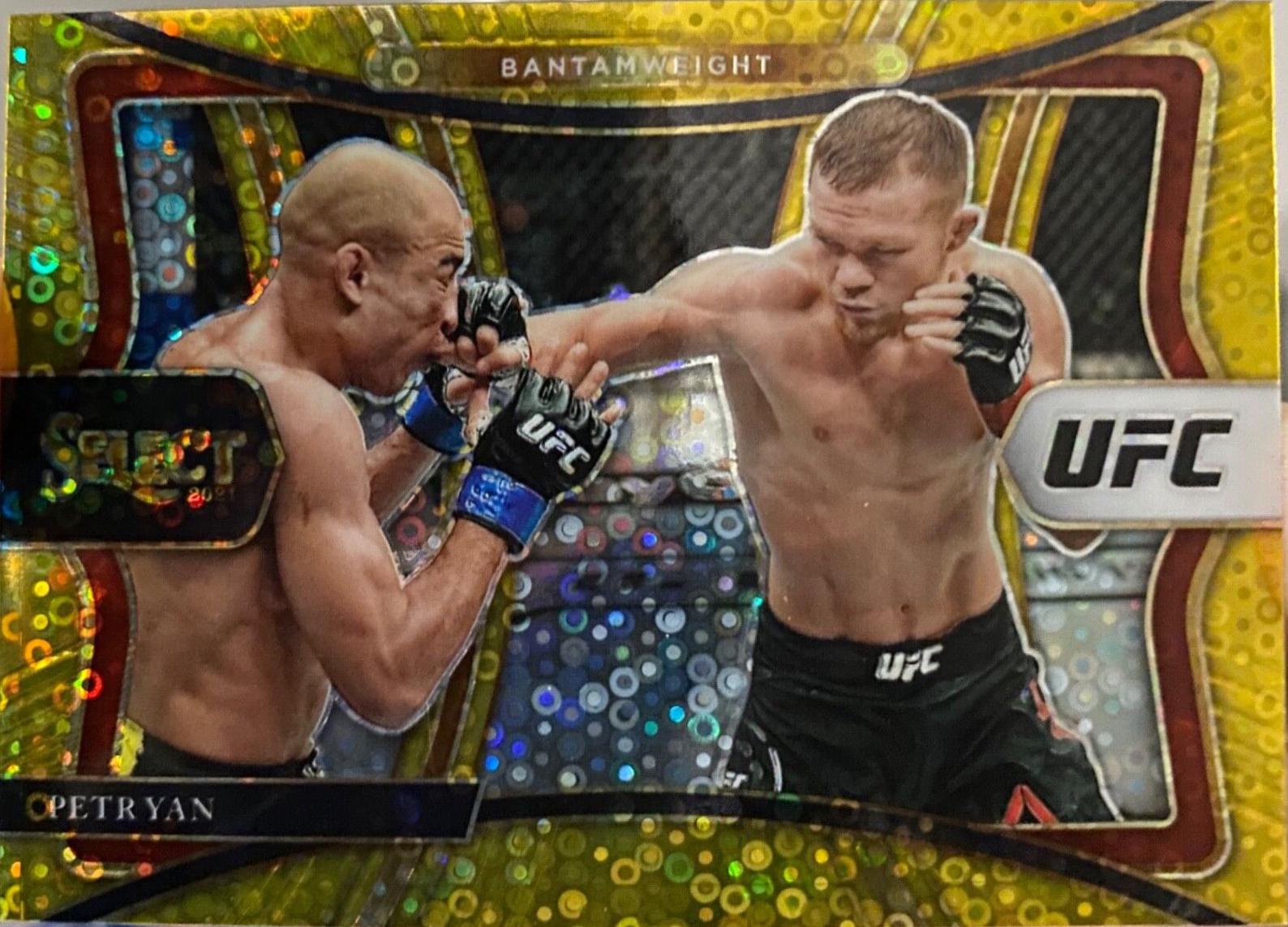 Petr Yan 2021 Panini Select UFC Premier Level #186 Gold Disco