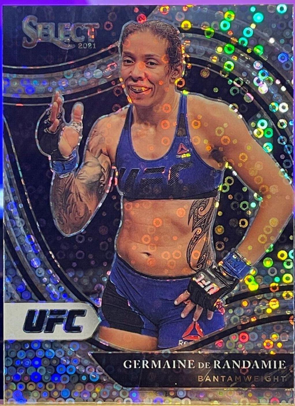 Germaine de Randamie 2021 Panini Select UFC Octagonside #263 Disco
