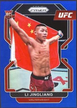 Li Jingliang 2022 Panini Prizm UFC Base #118 Blue