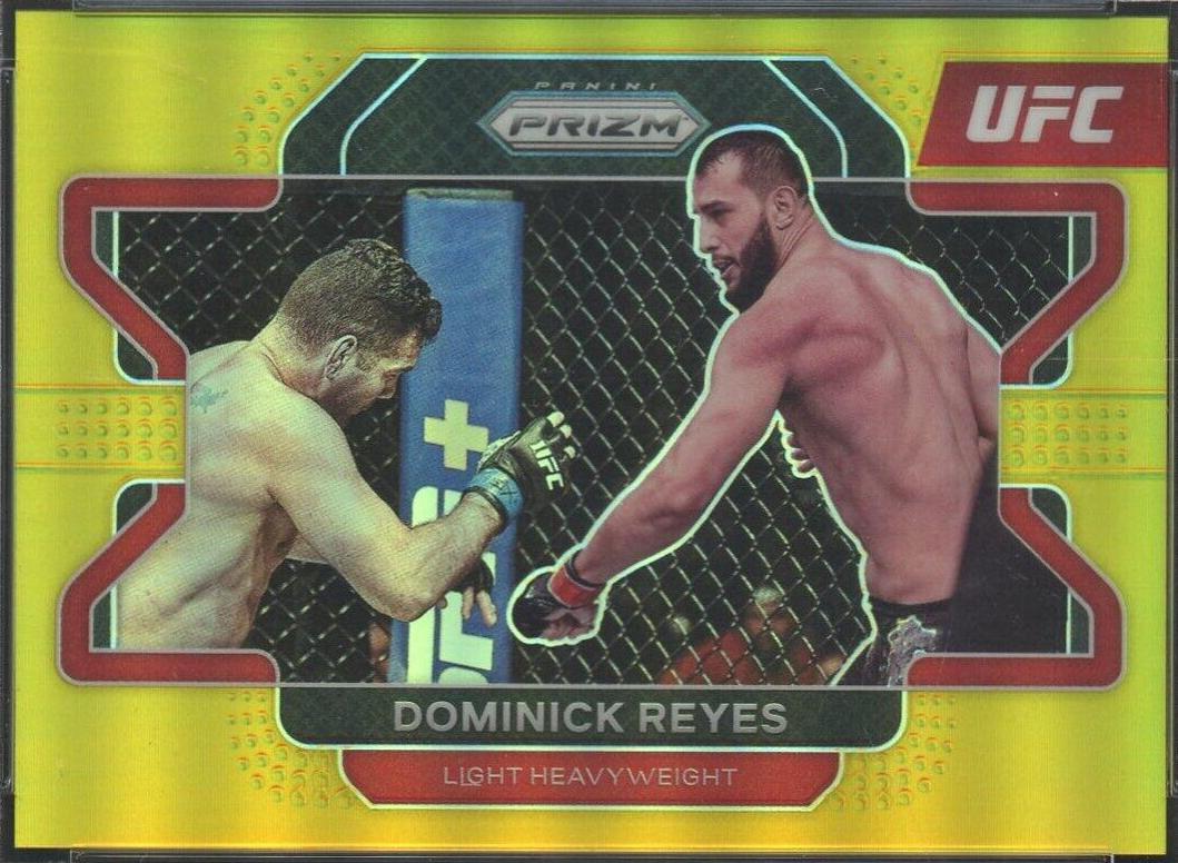 Dominick Reyes 2022 Panini Prizm UFC Base #11 Gold