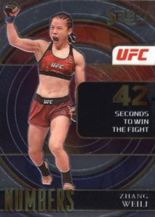Zhang Weili 2022 Panini Select UFC Select Numbers #20 Black