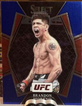 Brandon Moreno 2022 Panini Select UFC Premier Level #191 Blue Prizm