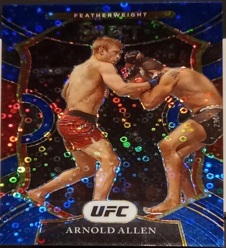 Arnold Allen 2021 Panini Select UFC Concourse #76 Blue Disco