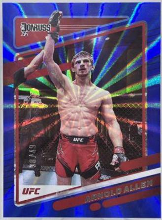 Arnold Allen 2022 Panini Donruss UFC Base #83 Laser