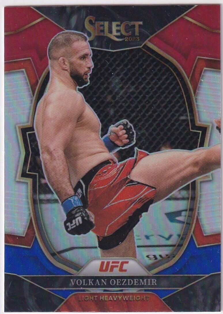 Volkan Oezdemir 2023 Panini Select UFC Concourse #25 Red Blue Prizm