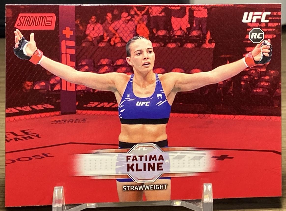 Fatima Kline 2026 Topps Stadium Club UFC Base #139 Red