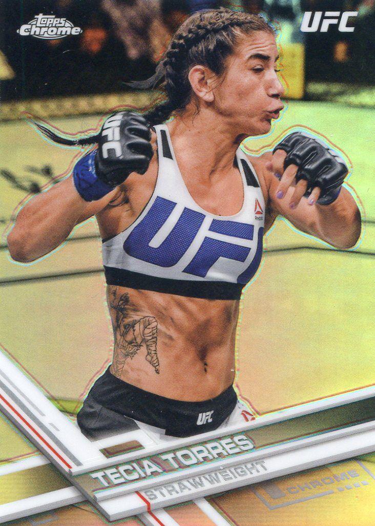 Tecia Pennington 2017 Topps Chrome UFC Base #77 Refractor