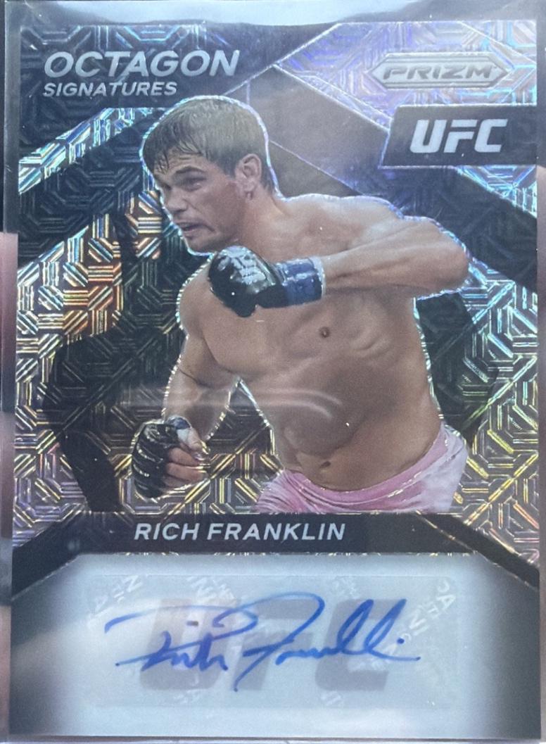 Rich Franklin 2021 Panini Prizm UFC Octagon Signatures #20 Mojo