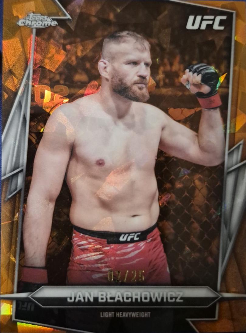 Jan Błachowicz 2026 Topps Chrome UFC Base #119 Orange Refractor