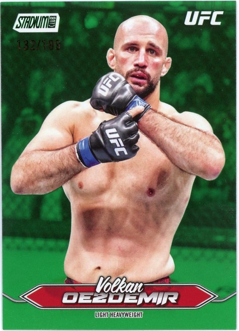 Volkan Oezdemir 2025 Topps Stadium Club UFC Base #88 Green