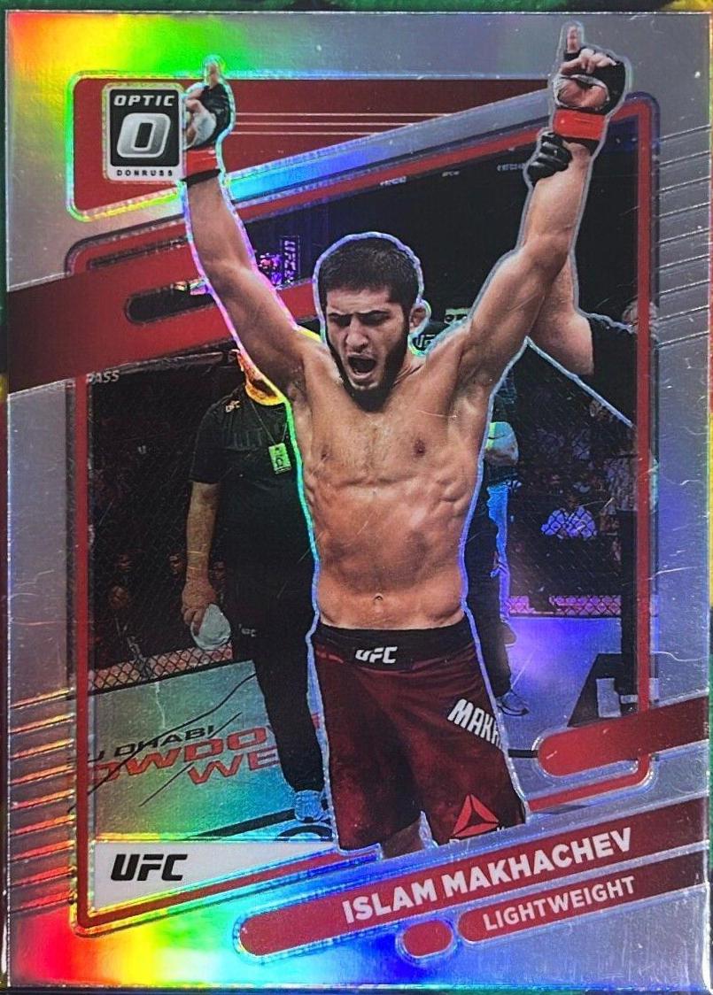 Islam Makhachev 2022 Panini Donruss Optic UFC Base #12 Holo