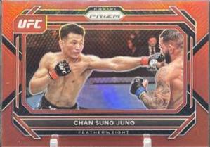 Chan Sung Jung 2023 Panini Prizm UFC Base #88 Red