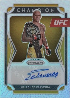 Charles Oliveira 2022 Panini Prizm UFC Champion Signatures #CS-COV Premium
