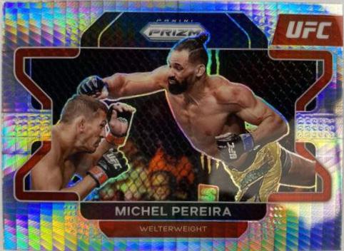 Michel Pereira 2022 Panini Prizm UFC Base #18 Hyper