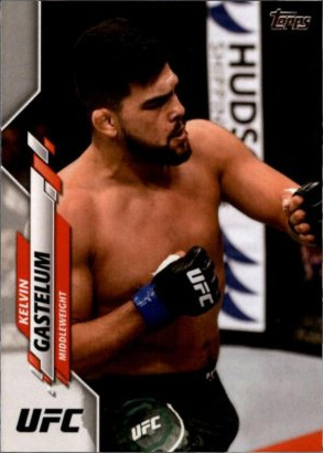 Kelvin Gastelum 2020 Topps UFC Base #16 Camo