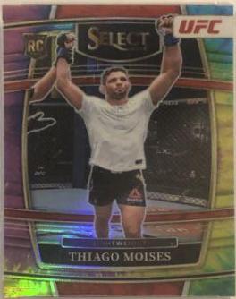 Thiago Moises 2022 Panini Select UFC Mezzanine #351 Green