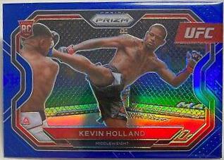 Kevin Holland 2021 Panini Prizm UFC Base #171 Blue