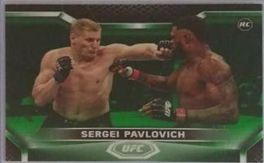 Sergei Pavlovich 2020 Topps UFC Knockout Base #72 Green