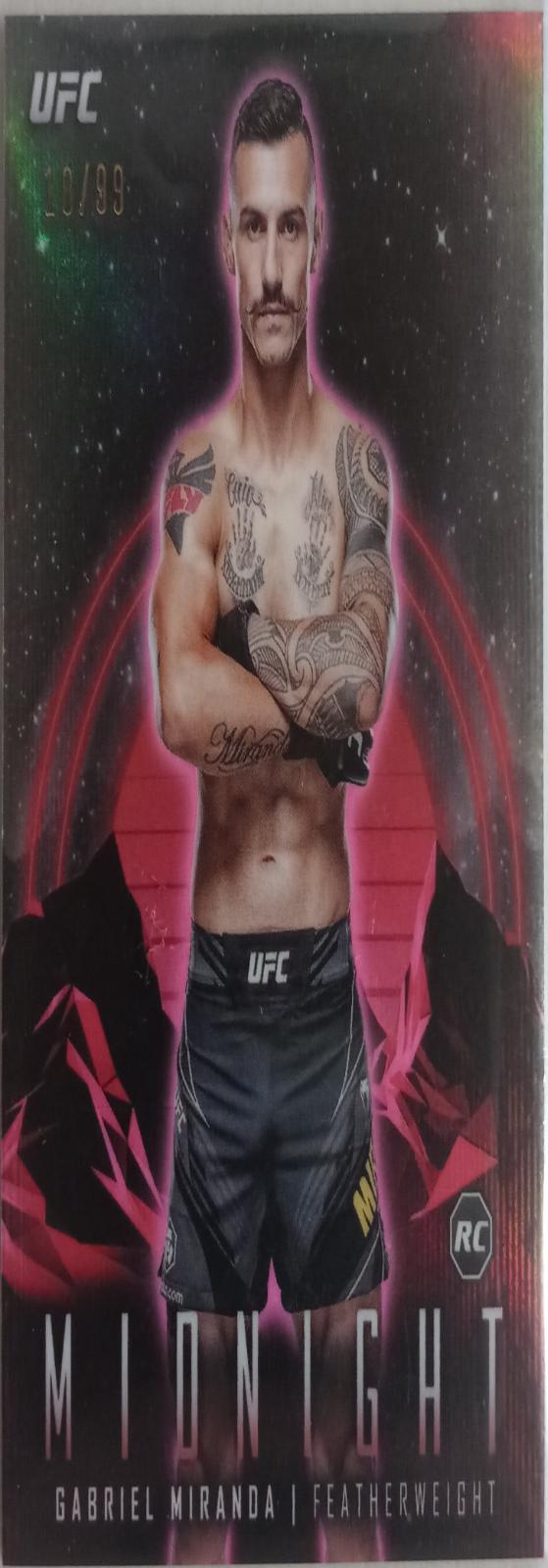 Gabriel Miranda 2024 Topps Midnight UFC Base #43 Twilight