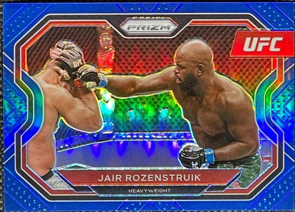 Jairzinho Rozenstruik 2021 Panini Prizm UFC Base #130 Blue