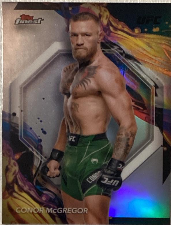 Conor McGregor 2024 Topps Finest UFC Base Uncommon #151 Refractor