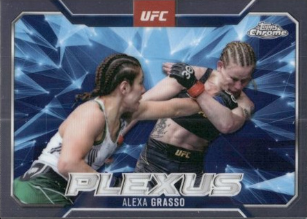 Alexa Grasso 2025 Topps Chrome UFC Plexus #PLX-4 Superfractor