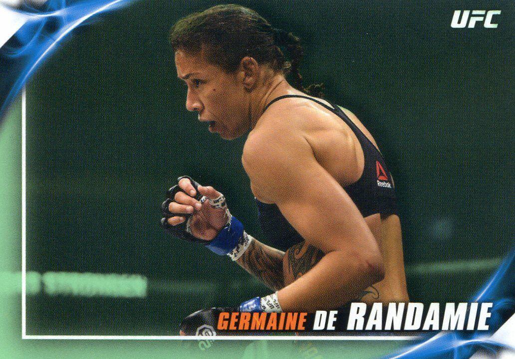 Germaine de Randamie 2019 Topps UFC Knockout Base #8 Green