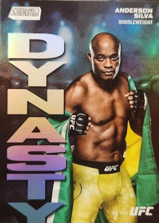 Anderson Silva 2025 Topps Stadium Club UFC Dynasty and Destiny #DD-15 Red
