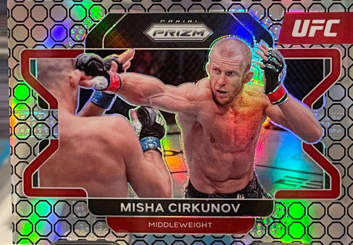 Misha Cirkunov 2022 Panini Prizm UFC Base #28 Octagon