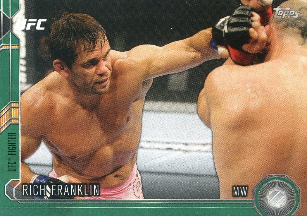 Rich Franklin 2015 Topps UFC Chronicles Base #13 Green