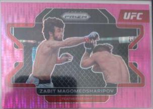 Zabit Magomedsharipov 2022 Panini Prizm UFC Base #82 Pink Pulsar