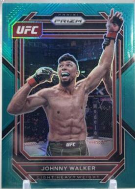 Johnny Walker 2023 Panini Prizm UFC Base #169 Teal