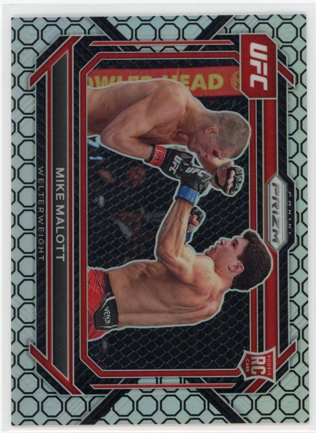 Mike Malott 2023 Panini Prizm UFC Base #19 Octagon