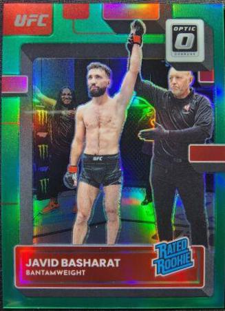 Javid Basharat 2023 Panini Donruss Optic UFC Base #126 Green