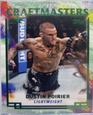 Dustin Poirier 2024 Topps Knockout UFC Craftmasters #CRM-9 Emerald