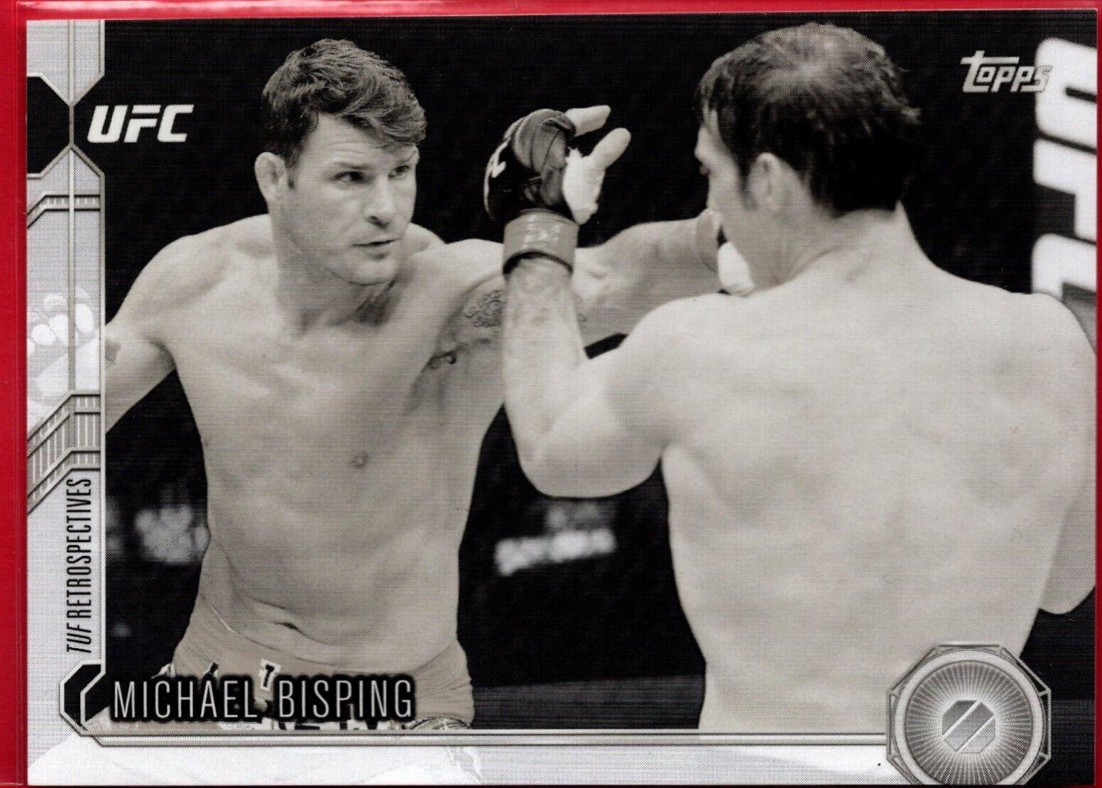 Michael Bisping 2015 Topps UFC Chronicles Base #33 Black and White